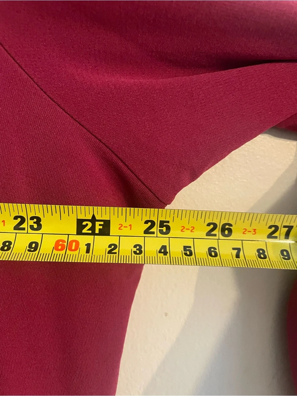 Eileen Fisher Red 100% Silk Long Sleeve Top Classic Crew Blouse Sz 1X